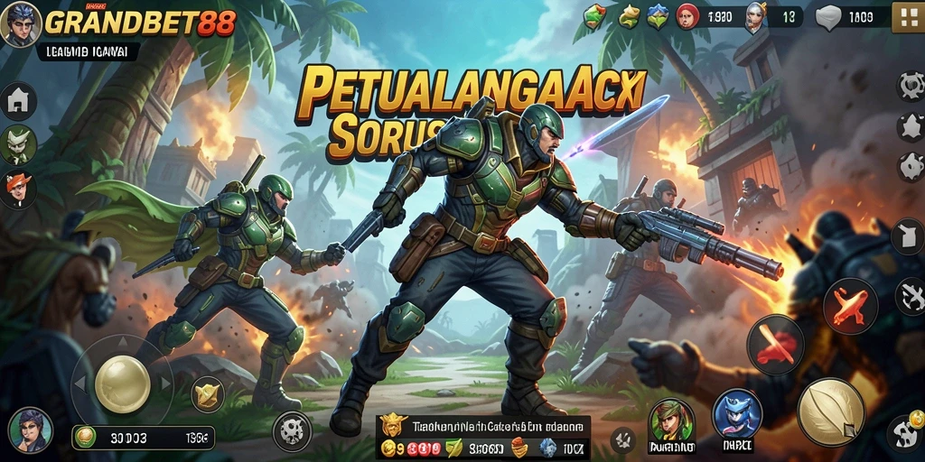 Tampilan gameplay seru dan menegangkan dari GRANDBET88.