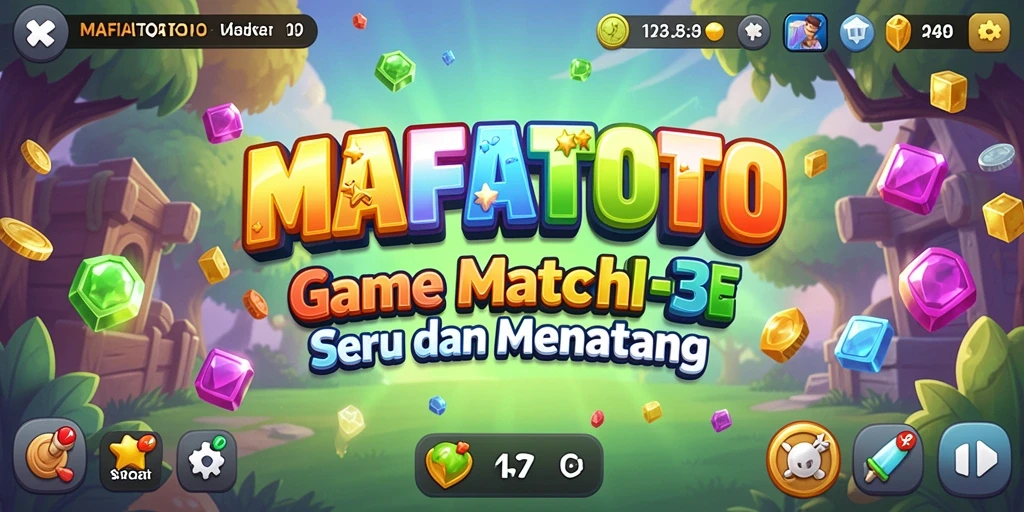Tampilan gameplay seru MAFIATOTO dalam kategori Match-3.