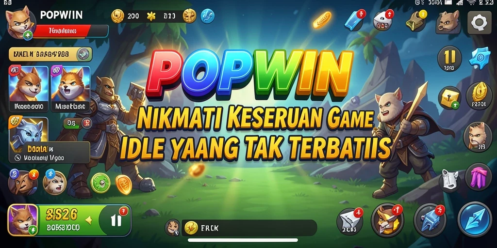 Tampilan gameplay menakjubkan dari <strong>POPWIN</strong> yang memanjakan mata.