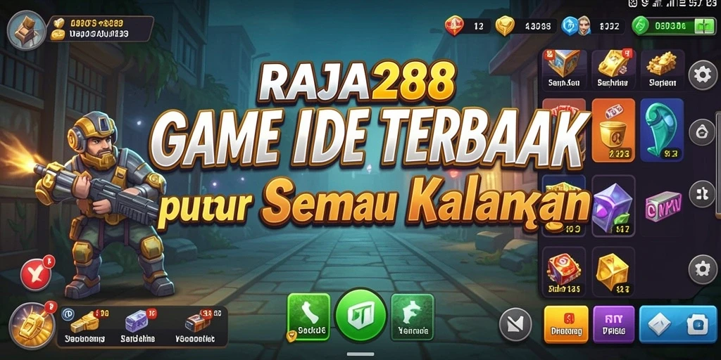 Tampilan gameplay RAJA288 yang menampilkan aksi Idle yang seru.