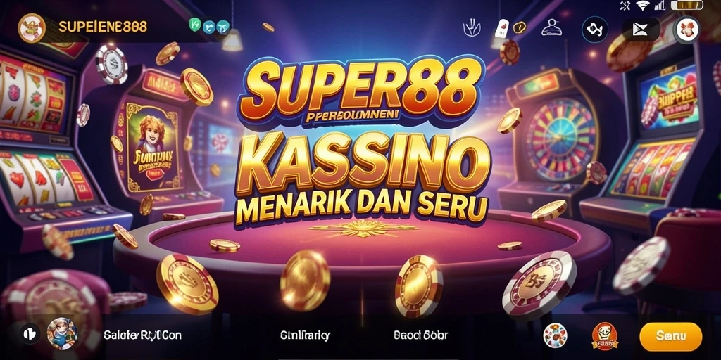 Tampilan gameplay menarik dari SUPER88 di kasino.