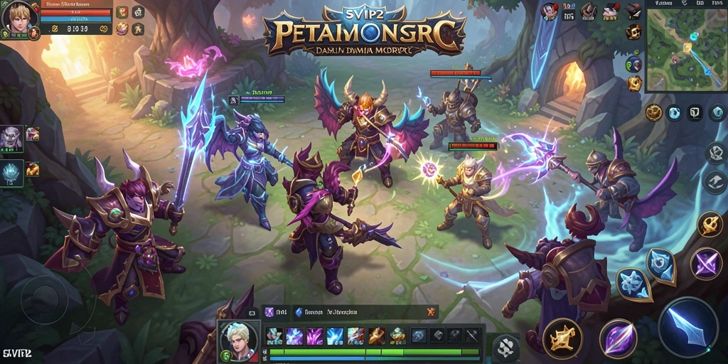 Screenshot gameplay SVIP2 yang menampilkan aksi seru dalam dunia MMORPG.
